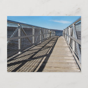 Pier vid Cayuga Sjö Vykort