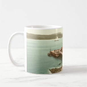Pier vid Dunoon, Argyll and Bute, Skottland Kaffemugg