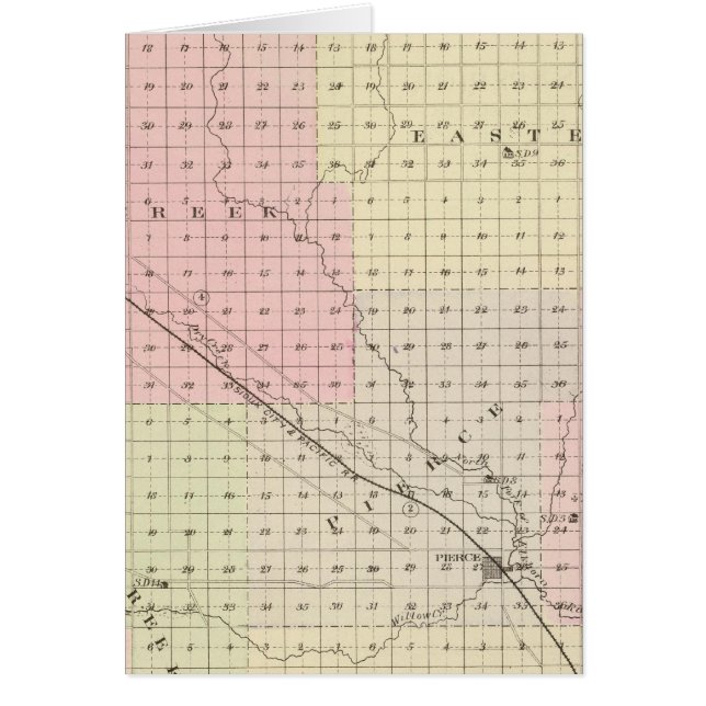 Pierce County, Nebraska Hälsningskort (Framsidan)