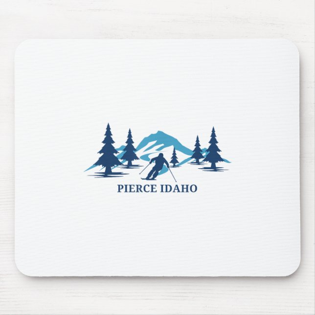 Pierce Idaho Ski Resort Skiing Skier _1 Musmatta (Framsidan)
