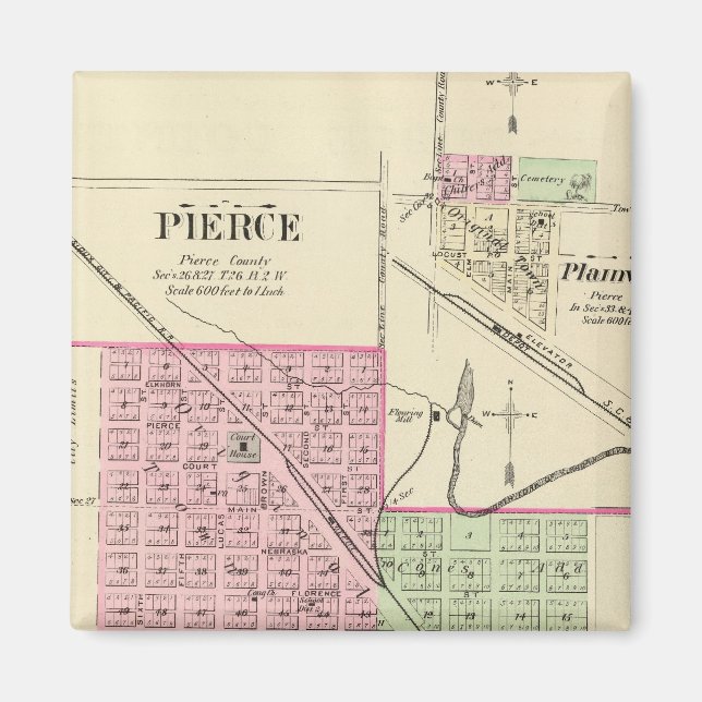 Pierce, Nebraska Magnet (Framsidan)