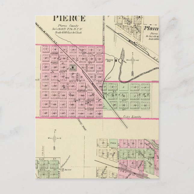 Pierce, Nebraska Vykort (Framsida)
