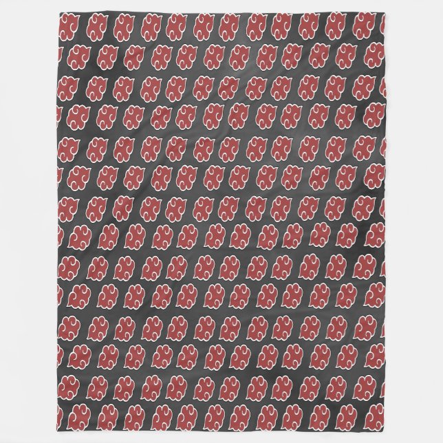 Pierce Red Moln mönster Fleecefilt (Framsidan)