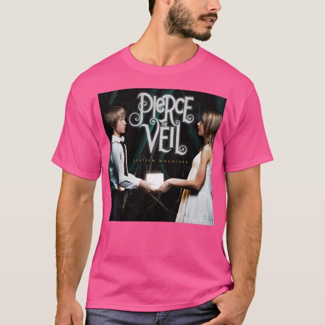 Pierce The Veil Selfish Maskiner T Shirt (Framsida)