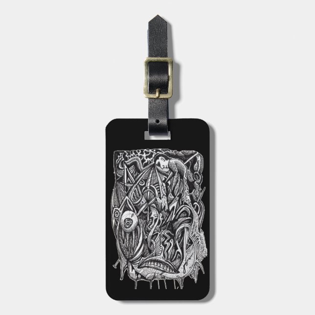 Pierced, av Brian Benson Bagagebricka (Vertikal Framsida)