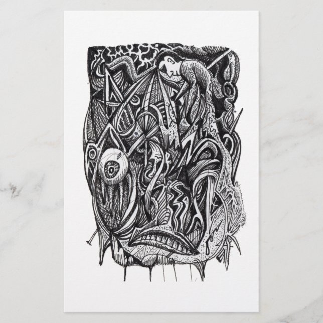 Pierced, av Brian Benson Brevpapper (Framsida)