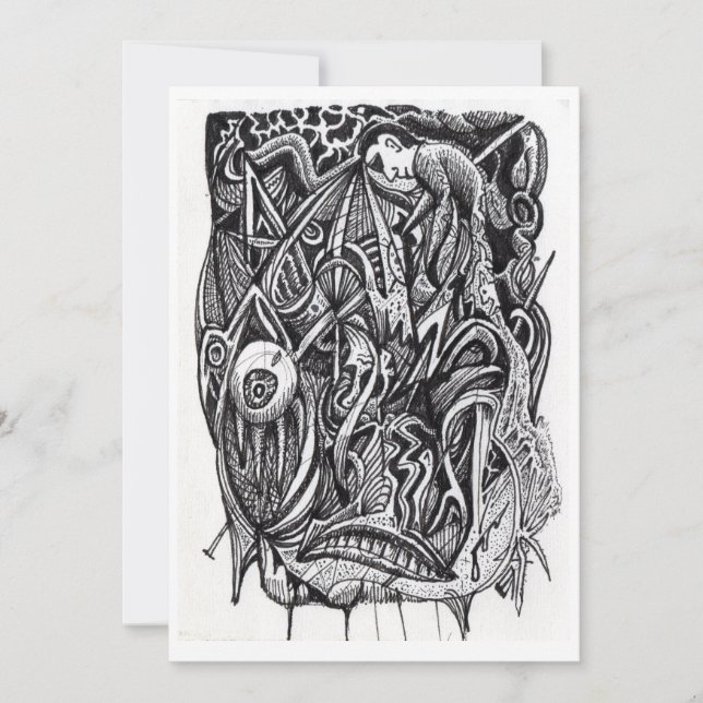 Pierced, av Brian Benson Flat Card (Framsida)