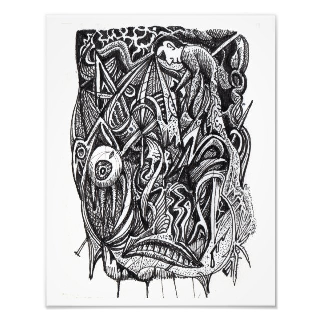 Pierced, av Brian Benson, fototryck (Framsidan)