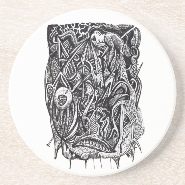 Pierced, av Brian Benson Underlägg Sandsten (Framsidan)