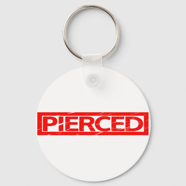 Pierced Frimärke Nyckelring (Framsida)