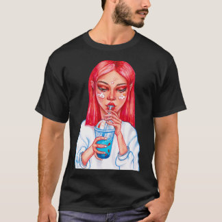 Pierced Girl med cocktail T Shirt