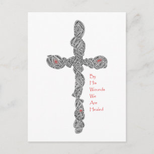 Pierced Kor - Isaiah 53:5 Vykort