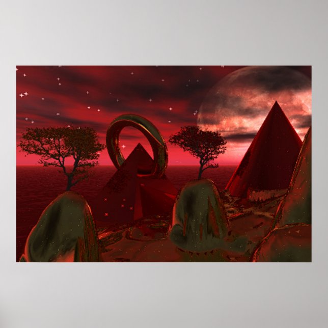 Pierced Pyramid Poster (Framsidan)