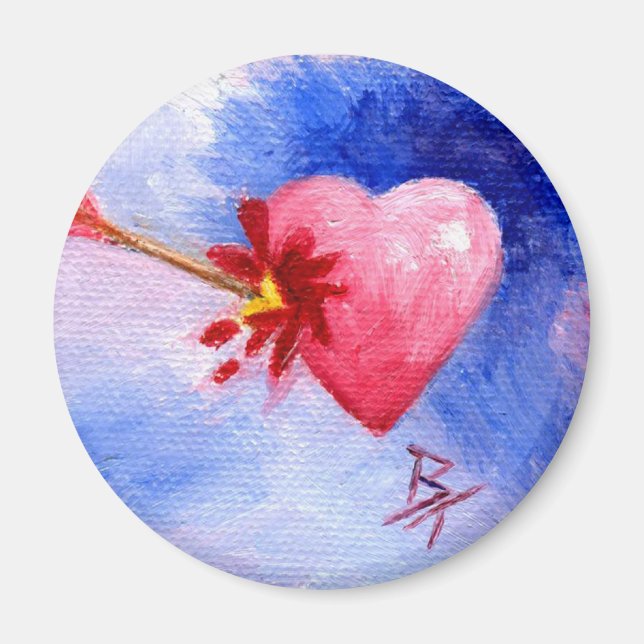 Piercing Heart aceo Magnet (Framsidan)