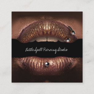 Piercing Studio Tattoo Piercing specialist Fyrkantigt Visitkort