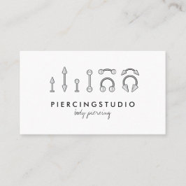 Piercing Visitkort