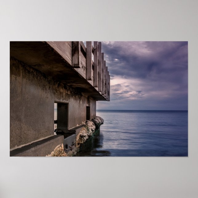 Pierdäck i solnedgång poster (Framsidan)