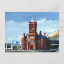 Pierhead Byggnad, Cardiff, Wales, UK Vykort
