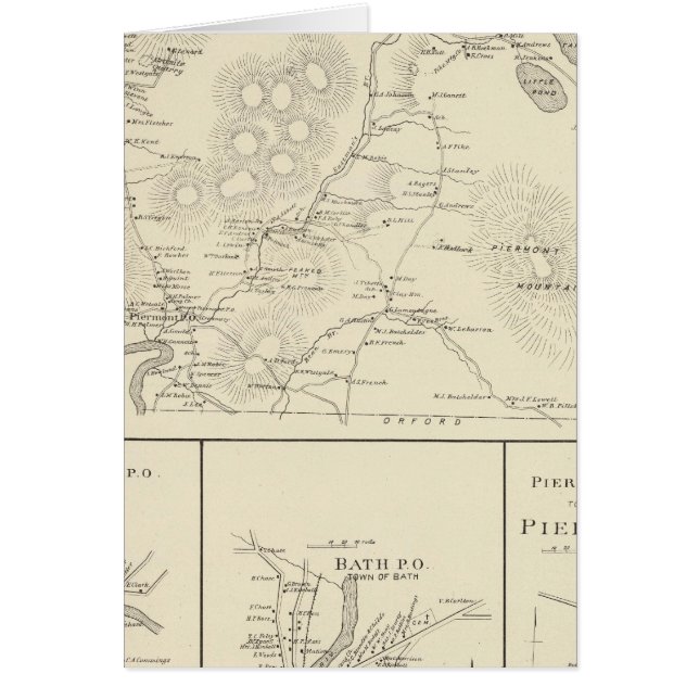 Piermont, Grafton Co Hälsningskort (Framsidan)