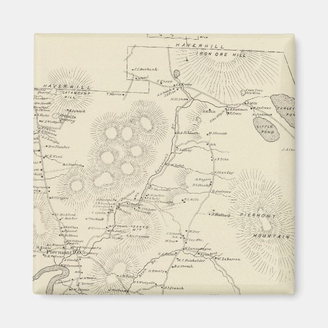 Piermont, Grafton Co Magnet (Framsidan)