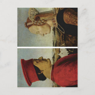 Piero della Francesca Battista Sforza Federico da  Vykort