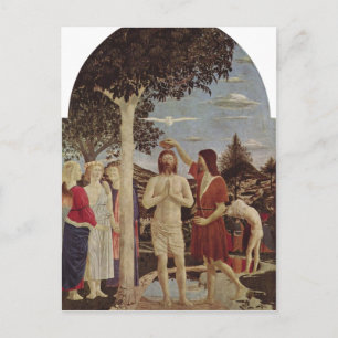 Piero della Francesca Taufe Christi um 1440-1450 c Vykort