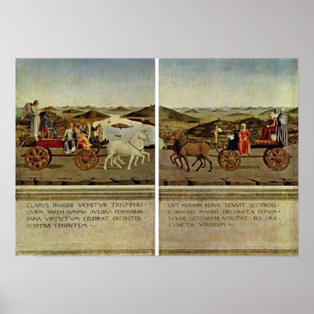 Piero della Francesca - Triumph of the Duke Poster (Framsidan)