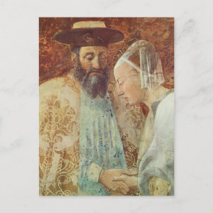 Piero Francesca: Queen Sheba Meeting Kung Solomon Vykort