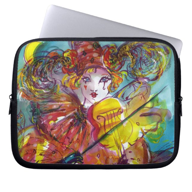PIERO / Venetian Carnival Natt Laptop Sleeve (Framsidan)