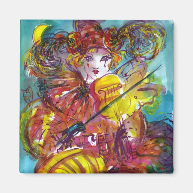 PIERO / Venetian Carnival Natt Magnet (Framsidan)