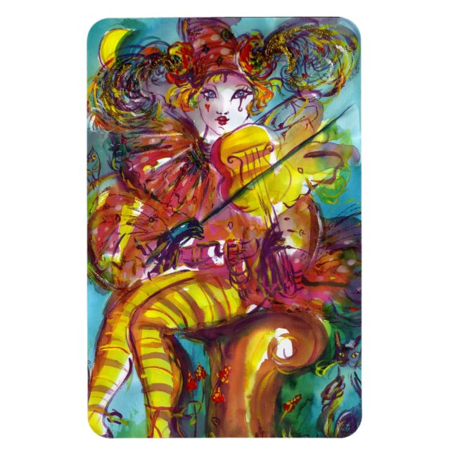 PIERO / Venetian Carnival Natt Magnet (Vertikal)