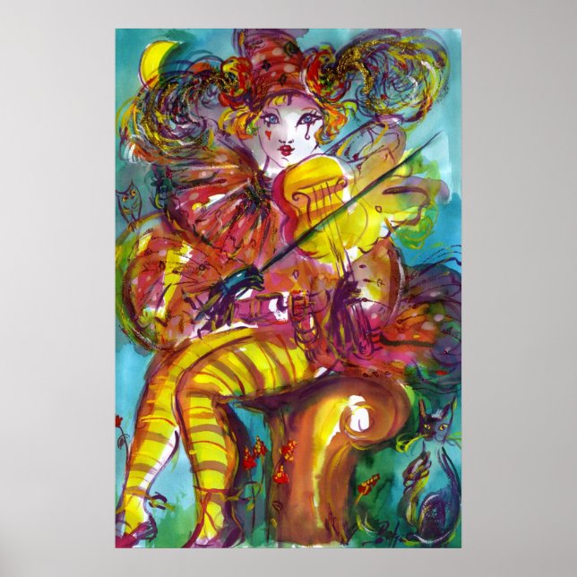 PIERO/ Venetian Carnival Natt Poster (Framsidan)