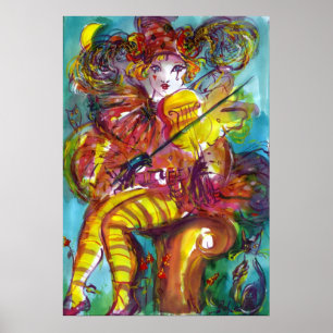 PIERO/Venetian karnevalnatt Poster