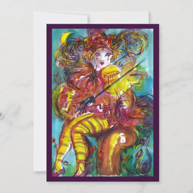 PIERO / Venezianisk karnevalsnatt Meddelande (Framsida)