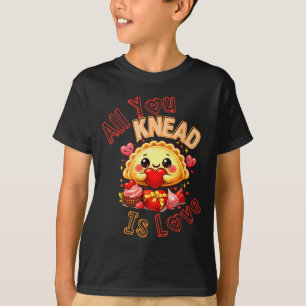 Pierogi Alla hjärtans dag skjorta – knåda är kärle T Shirt