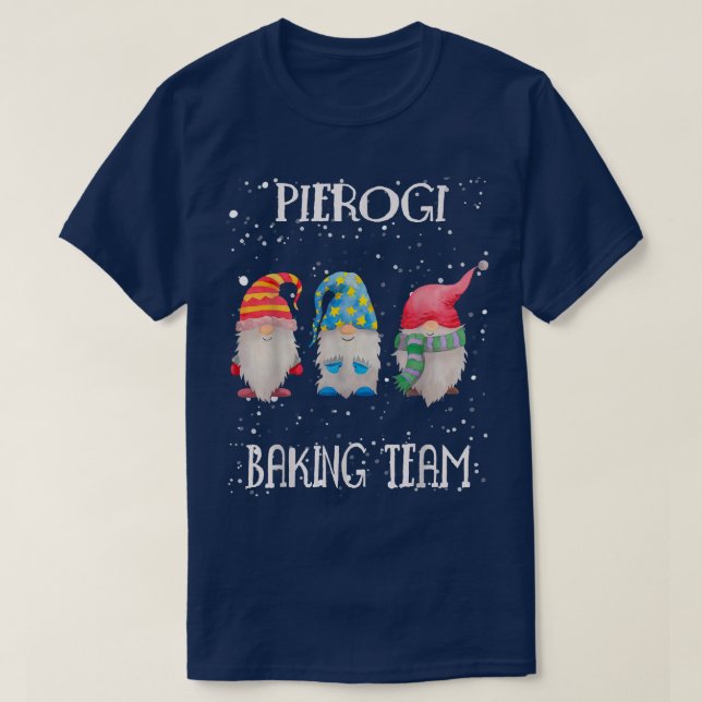 Pierogi Baking Team Nordic Julljultombaking T Shirt (Design framsida)