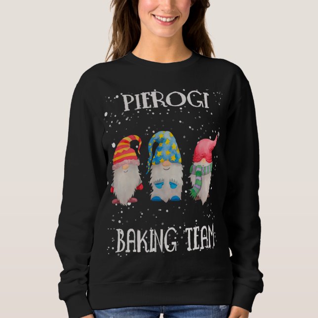 Pierogi Baking Team Nordic Julljultombaking T Shirt (Framsida)