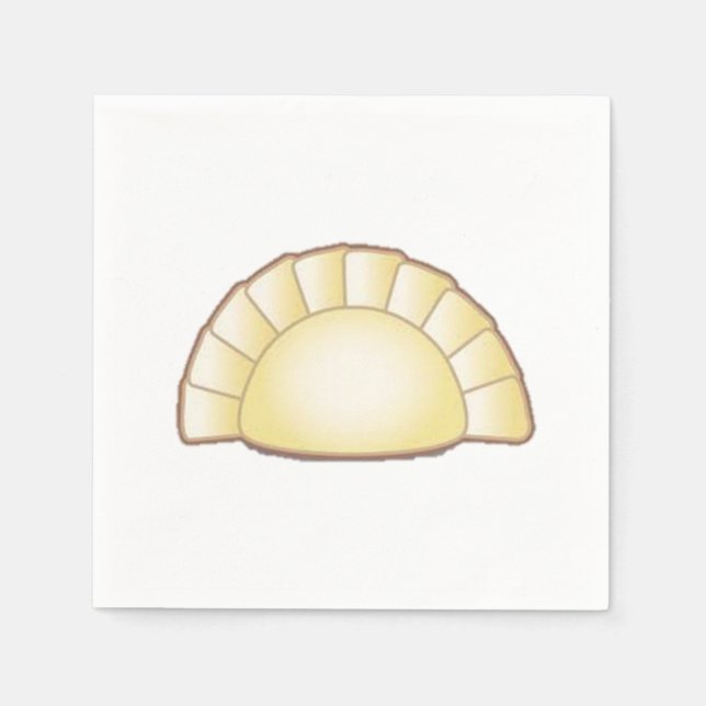 Pierogi Cocktail Napkin Pappersservett (Framsidan)