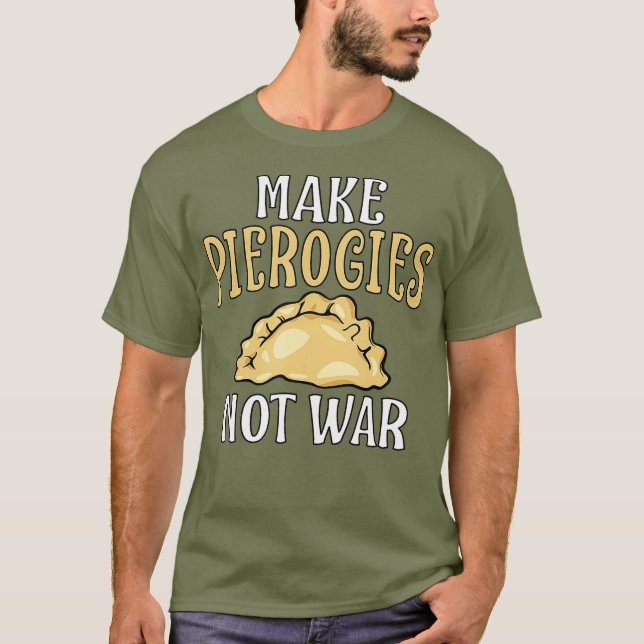 Pierogi Design for polska People T Shirt (Framsida)