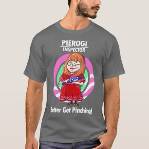 Pierogi InspecT Funny Julafton Dinner Gift Kids T Shirt