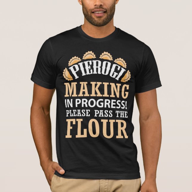 Pierogi Maker polish Foodie Poland Food T Shirt (Framsida)