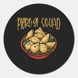 Pierogi Maker polska Pierogies Polen Pierogi Cutt Runt Klistermärke