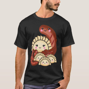 Pierogi och Kielbasa Poland Traditional Food Pun P T Shirt