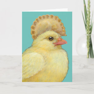 Pierogi Peep-mappat gratulationskort Kort