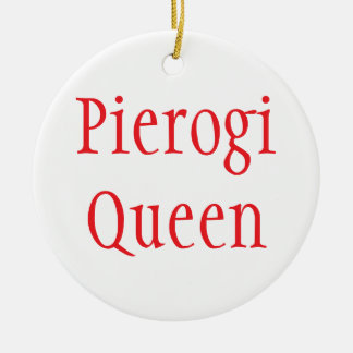 "Pierogi Queen - God jul 2024" Ornament