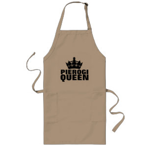 PIEROGI QUEEN KITCHEN APRON LÅNGT FÖRKLÄDE