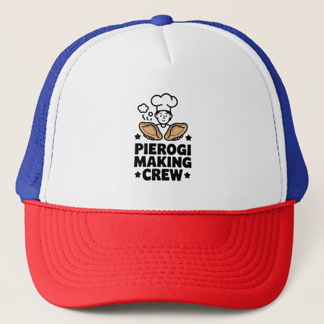 Pierogi Skapar Crew - Roligt Chef Design Keps (Framsida)