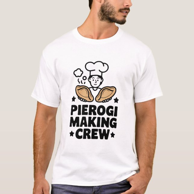 Pierogi Skapar Crew - Roligt Chef Design T Shirt (Framsida)