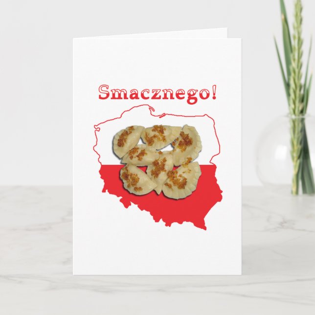 Pierogi Smacznego polska Karta Kort (Framsida)