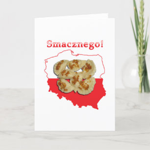 Pierogi Smacznego polska Karta Kort